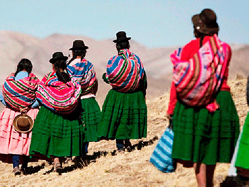Mujeres indígenas del Perú