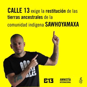 Calle 13 exige restitución de tierras a los Sawhoyamaxa - sin TV
